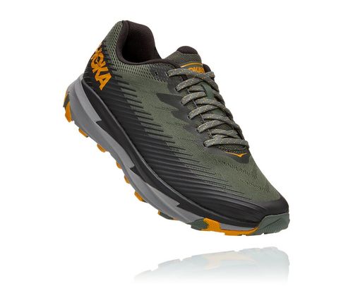 Hoka One One Herre Torrent 2 Trail Løpesko Thyme/Golden Gul Norge-51DCN